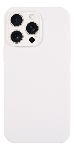 Funda Para iPhone De Silicona Líquida Color Sólida