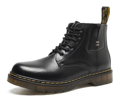 Botas Martin De Cuero Casual De Caña Alta Para Hombre 7002