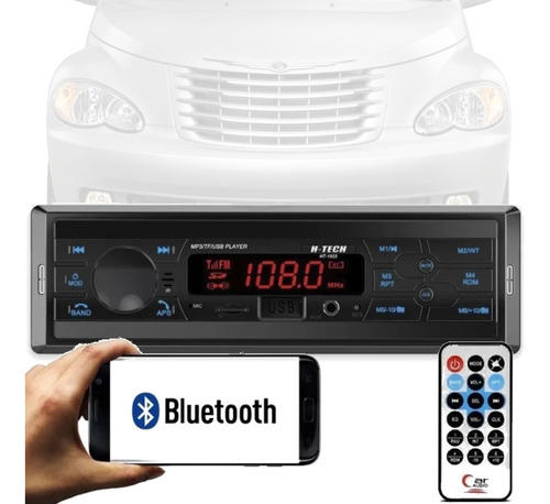 Aparelho Radio Mp3 Blueooth Aux Sd Usb Ht-1022 Pt Cruiser