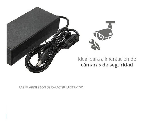 Imagen 3 de 5 de Fuente 12v 5a Alimentacion Camaras Cctv