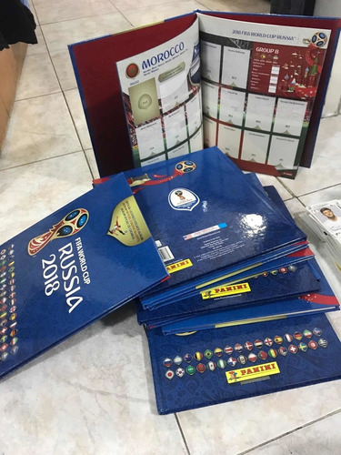 Imagen 5 de 10 de Álbum Del Mundial Rusia 2018 Pasta Dura Original Y Barajitas