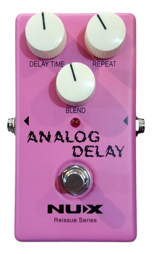 Pedal Nux Analog Delay Para Guitarra O Bajo Delay Analógico