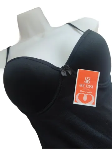 bloquear posición compacto Camiseta Reductora Sosten Push Up Arco Breteles Ajustables