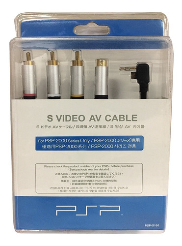 Cable Av Super Video Y A/v Normal   Psp 2000 3000 3001