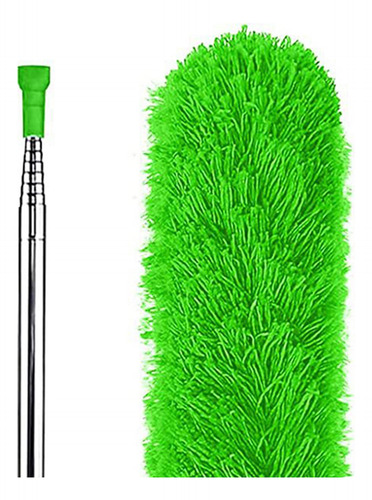 Cepillo Para Canalón Poste Telescópico De 45 Cm A Verde