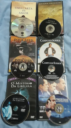 6dvd Dança Com Lobos/uma Carta Amor/intocáveis Costner A16