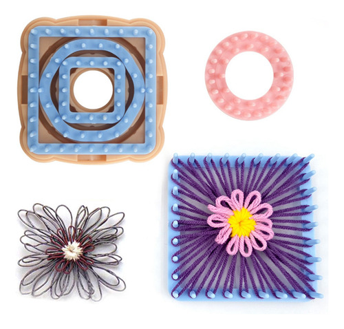 Kit De Máquina Para Tejer Flores, Máquina De Hacer Flores De
