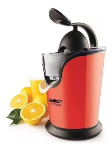 Imagen 1 de 3 de Exprimidor Peabody Pe-ec402r Eléctrico 100w Rojo