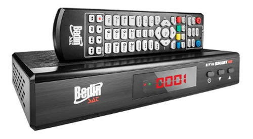 Imagem 1 de 3 de Receptor Decodificador De Satelite E Digital Bs9100 Bedinsat