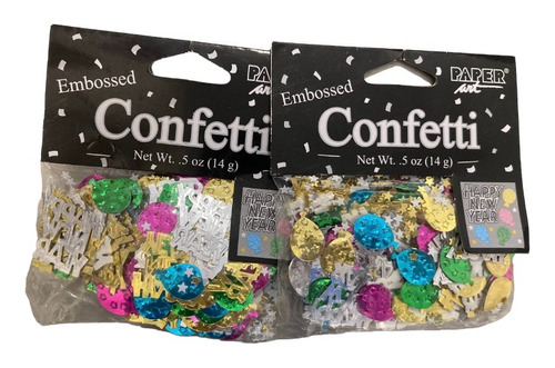 Confetti Dorado Plateado Colores Cotillón Año Nuevo