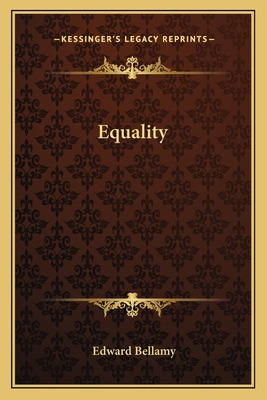 Libro Equality - Bellamy, Edward