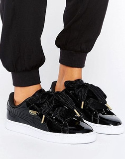 zapatillas puma mujer cordones lazos