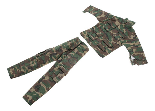 Imagen 4 de 10 de Uniformes De Combate De Camuflaje De Soldado De Ropa A