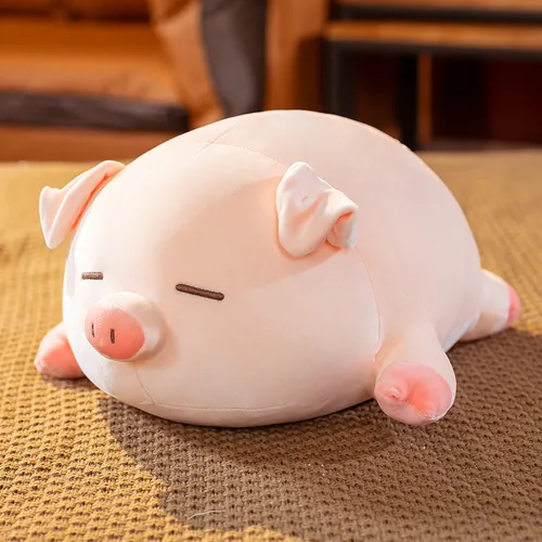 Cojín Suave De Peluche Con Forma De Cerdo, Anime, Kawaii