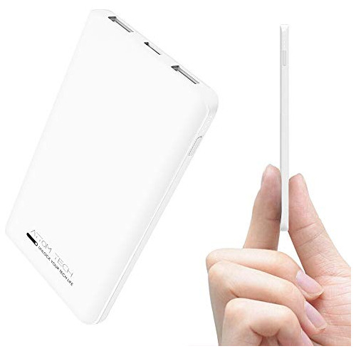 Salidas Usb Triples Super Slim Power Bank Ultra Thin, 5...