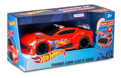 Brinquedo Hot Wheels Carro Turbo Com Luz E Som - Br1431