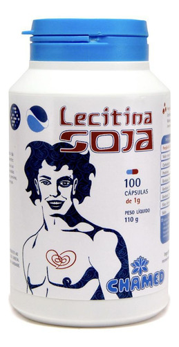 Lecitina De Soja (1000mg) 100 Cápsulas - Chamed