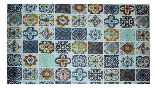 Tapiz Piso Auto Adherible. Talavera. 10m X 60cm