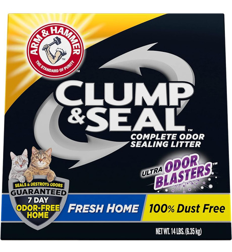 Arm & Hammer Clump & Seal Cat Litter, Fresh Scent 14lb
