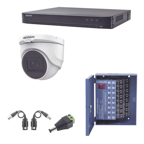 Kit De Vigilancia Hikvision Kh1080p8dw 8 Cctv 8 Canales Dvr