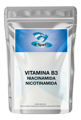 Vitamina B3 Niacinamida , Nicotinamida 250 Gr 4+ Sabor Caracteristico