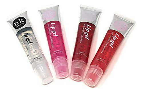 Gel Labial Nicka K (clear, Fresa, Cereza, Goma De Burbujas)