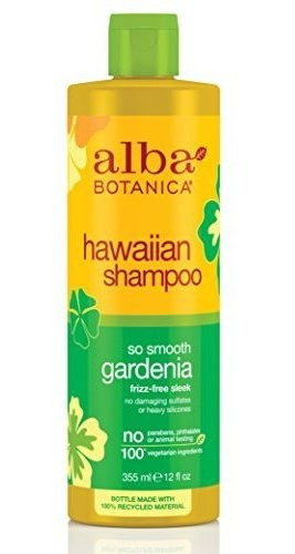 Alba Botanica Tan Suave Gardenia Hawaiano Champú, 12 Botella