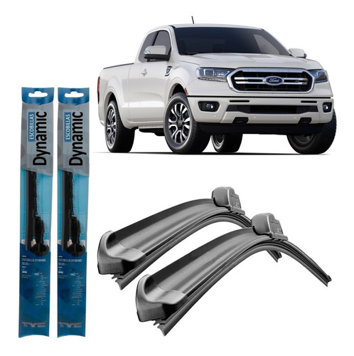 Juego Kit Escobillas Ford Ranger 2019 2020 2021