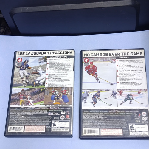 Madden 08 - Nhl 08 Ps2 (Reacondicionado)
