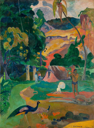 Lienzo Canvas Arte Paul Gauguin Matamoe 1892 90x122