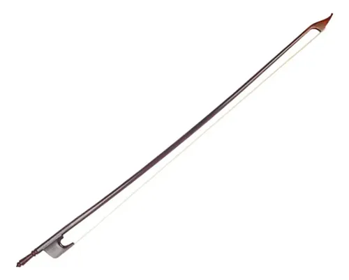 Arco Per Violoncello 4/4 Stile Barocco - In Legno Brasiliano Ed Ebano, Con Crini Di Cavallo Mongolo