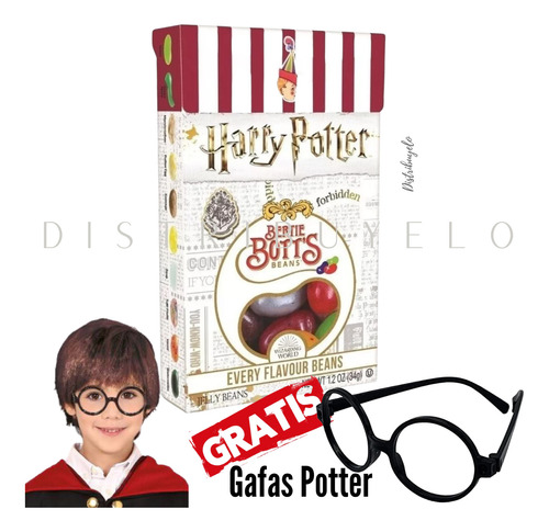 Caja Dulces Bertie Botts Harry Potter Grageas 1.2 Oz 