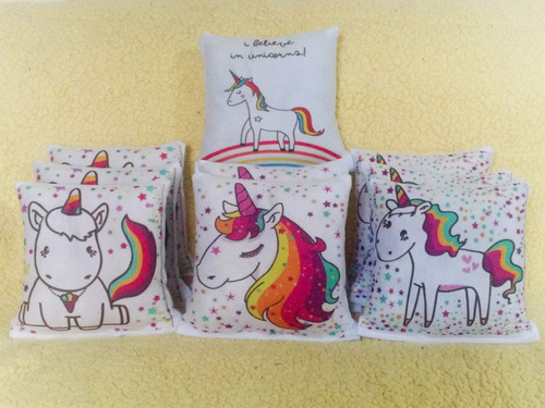 10 Cojines Unicornio Regalo Adorno Cumpleaños Recuerdos