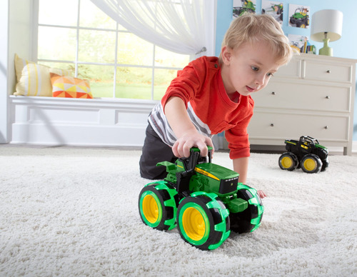 Tractor John Deere De Juguete Monster Truck Con Ruedas Light