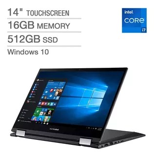 Notebook Asus 14 Vivobook 2en1 I7 16gb 512gb Touch W10 Oled