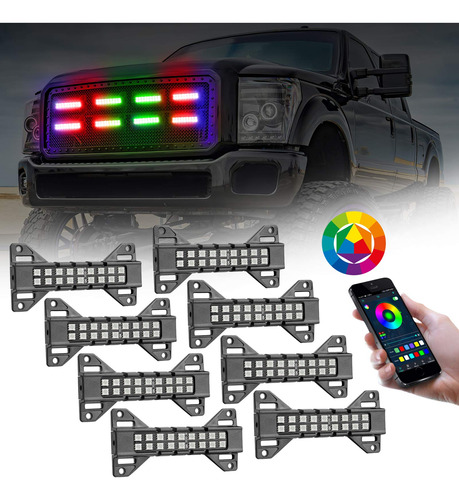 Juego 8 Luz Rejilla Kit Iluminacion Led Para Parrilla