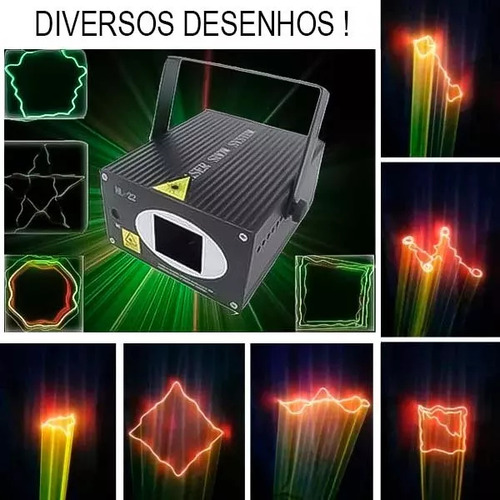 Laser Show System Luces Led Holográfico Hl-22b