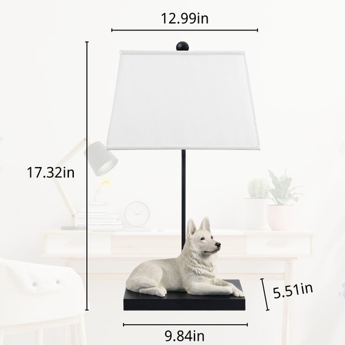 Lámparas De Perro Para Mesitas De Noche Con Interruptor De P
