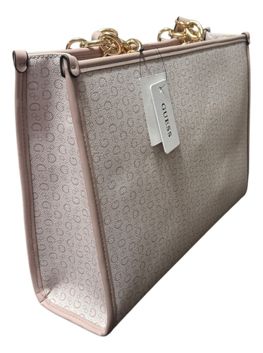 Bolsa Guess Color Rosa Palido Para Dama Sg962222 Rosa Pálido Rayas Oro Rosa Pálido