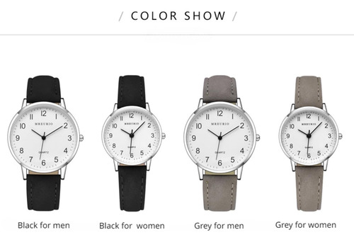 Reloj Informal Simple Leatrom Para Hombres Y Mujeres, Reloj