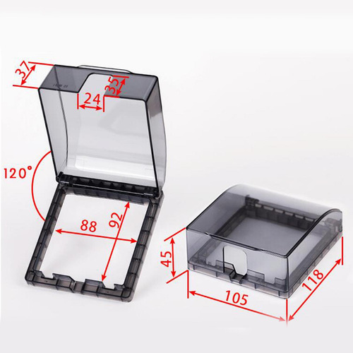 Durable De La Caja Del Interruptor De La Cubierta De La E