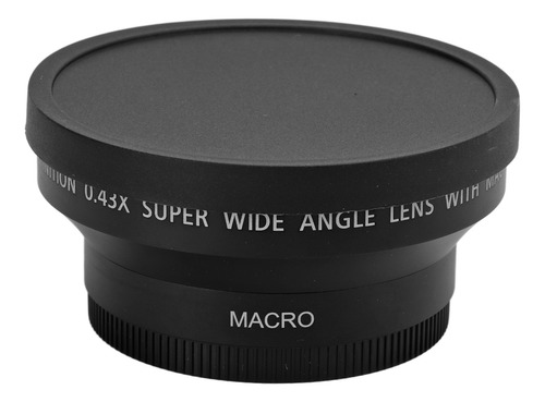 Lente De Câmera Grande Angular De 62 Mm 0,43x Metal Universa