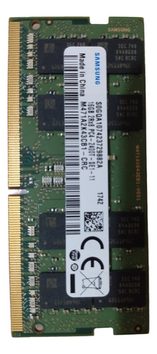 Memoria Samsung 16gb Notebook Ddr4 2400mhz