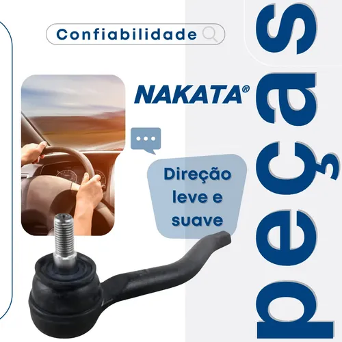 Terminal De Direção Nakata Direito Versa 2018 2019 2020 | MercadoLivre