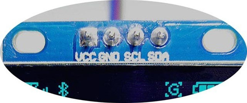 Oled Display Ldc 0,96 128×64 I2c Bajo Consumo Azul Arduino