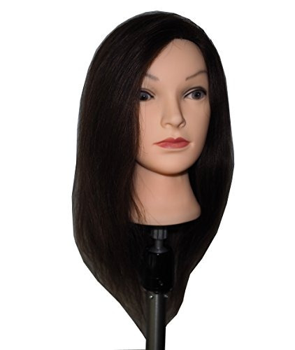 Zvena Beauty 26 &quot;80% Cabello Humano Maniquí De Cosmetol