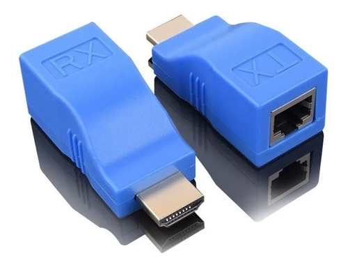 Extensor Hdtv A Ethernet Rj45 Cat5-e/6, 1080p, Hasta 30 Mts