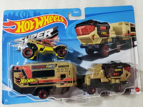 Hot Wheels Trailer Super Rigs Red Planet Transport Envío Gratis