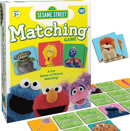 123 Sesame Street Matching Game