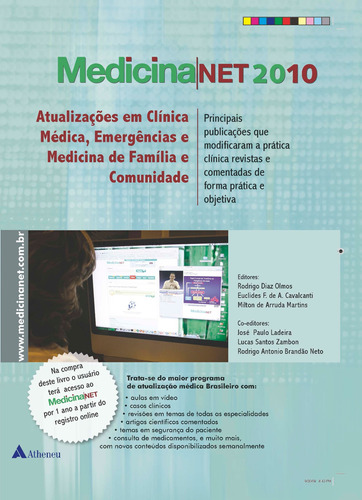 Medicina em clínica médica emergências e medicina de família e comunidade, de Olmos, Rodrigo Diaz. Editora Atheneu Ltda, capa mole em português, 2009
